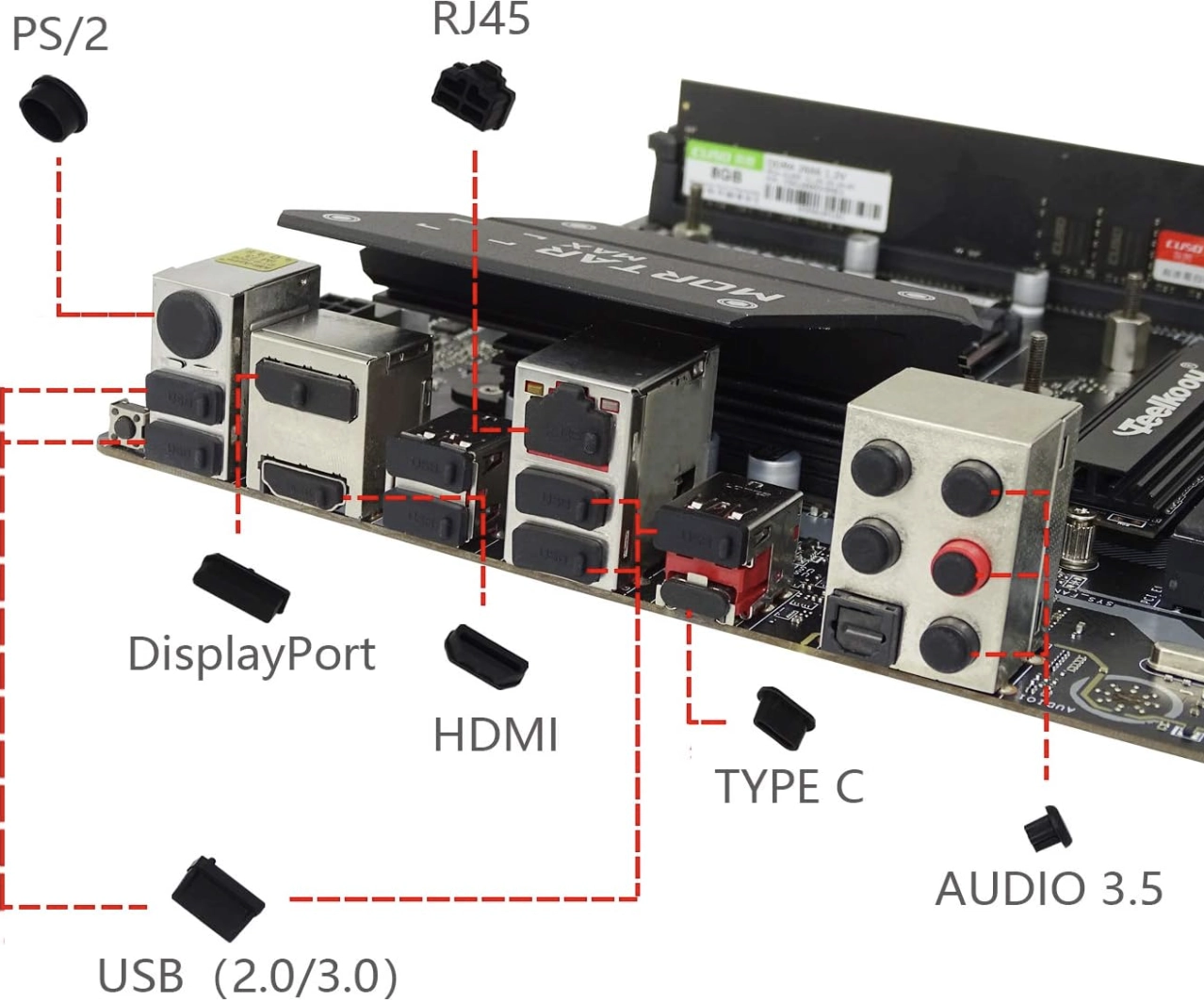 Desktop PC Anti-Dust Plug Set factory